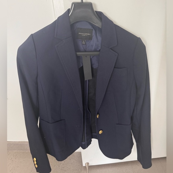 Banana Republic Navy Blazer - Picture 1 of 4